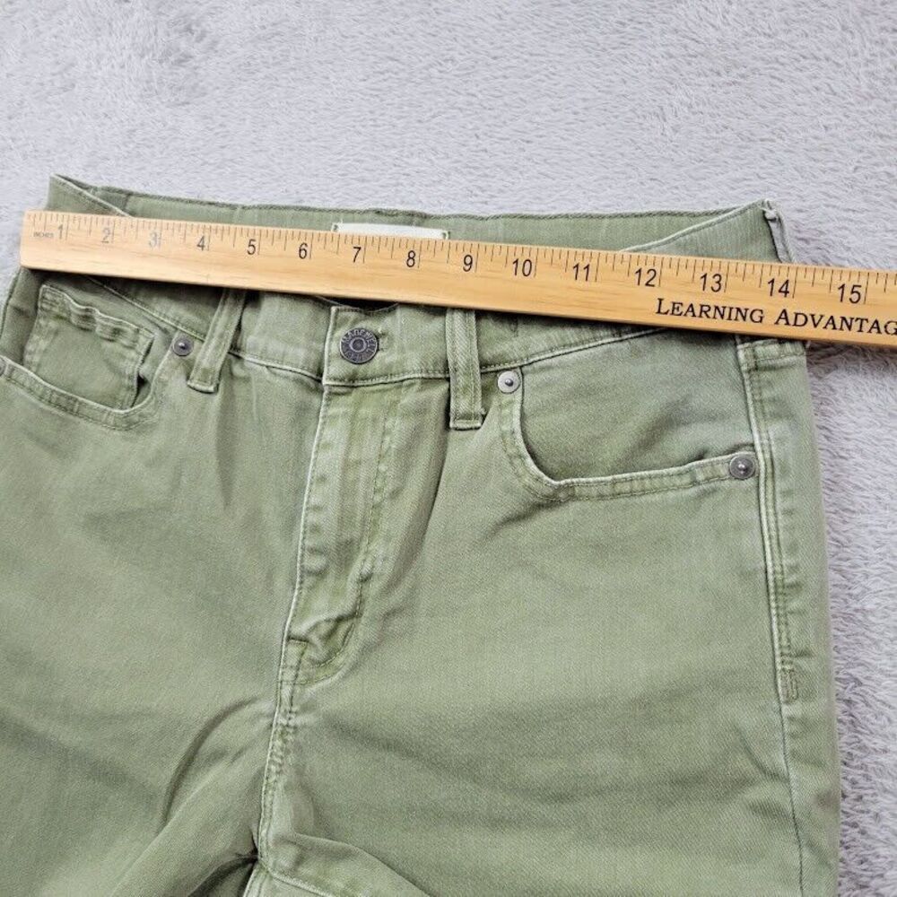 Madewell Women's Skinny Jeans in Olive Green - Picture 3 of 12